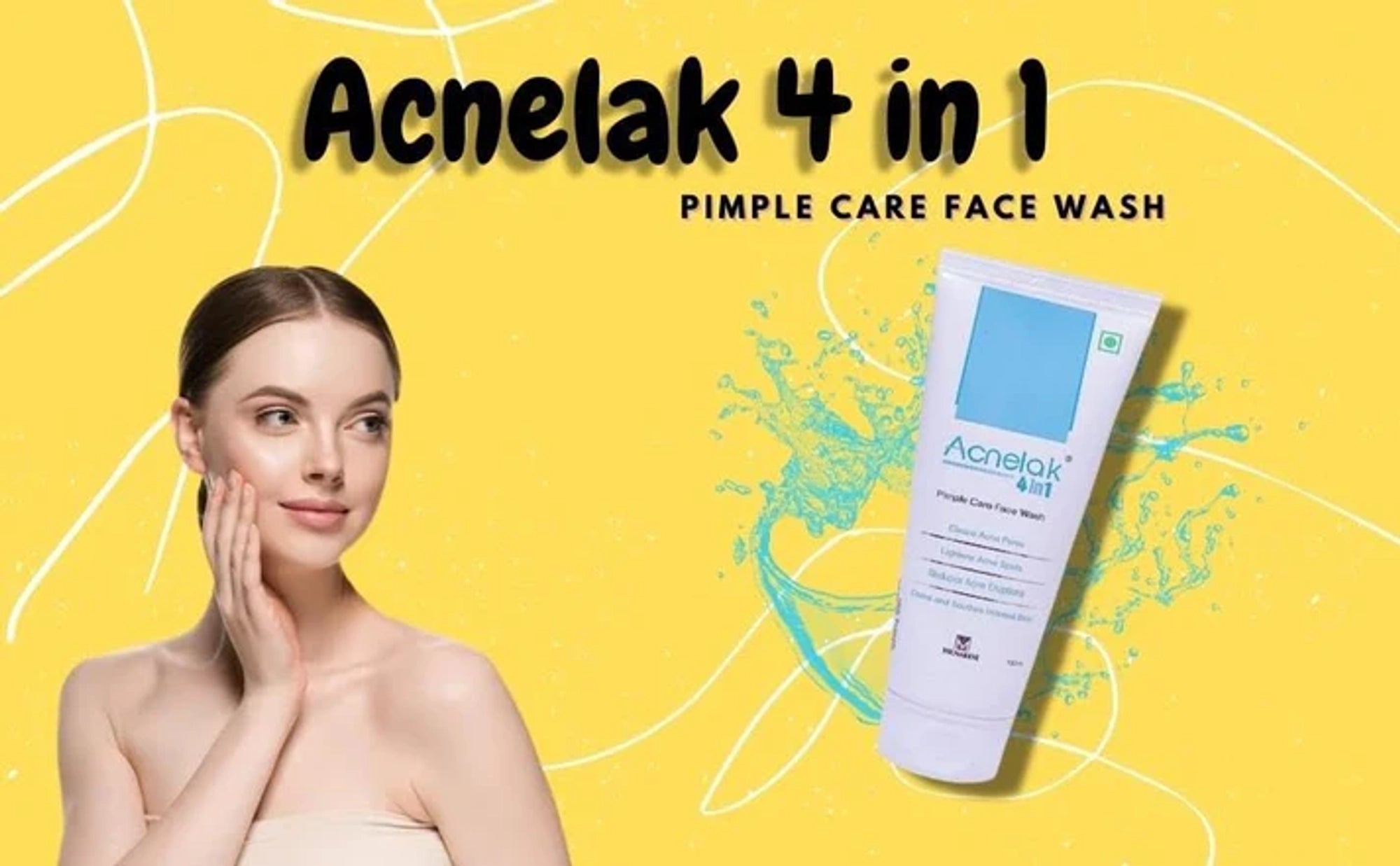 Acnelak 4in1 Pimple Clear Face Wash, 100ml