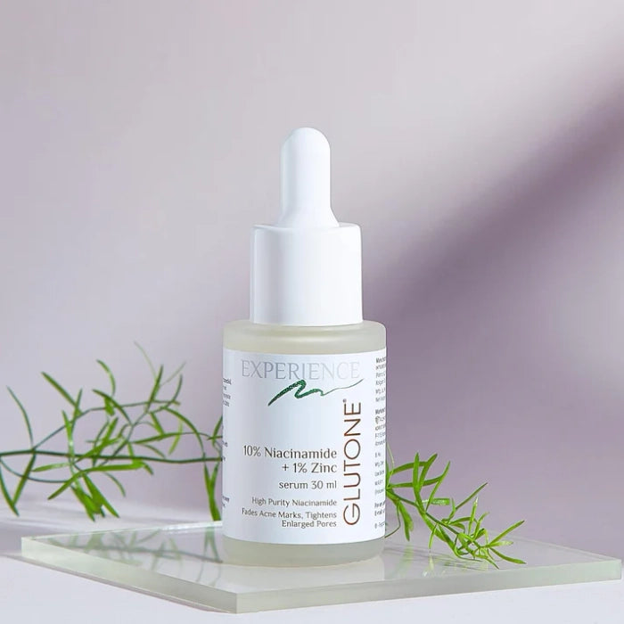 Glutone 10% Niacinamide + 1% Zinc Face Serum, 30ml