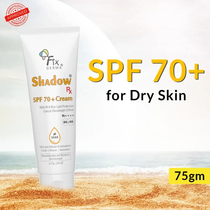 Fixderma Shadow SPF 70+ Cream, 75gm
