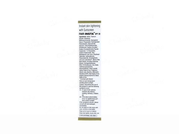 Fair Insta Skin Lightening Cream, 20gm