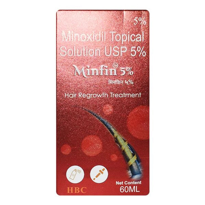 Minfin 5% hair Growth solution, 60ml