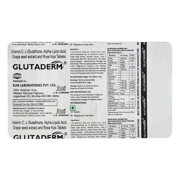 Glutaderm Tablet