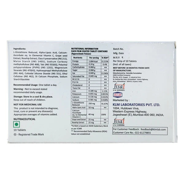 Glutaderm Tablet