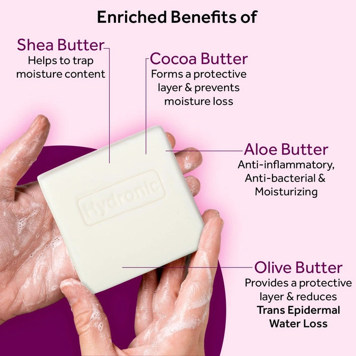 Hydronic Ultra Moisturizing Bar 100gm, Pack of 3