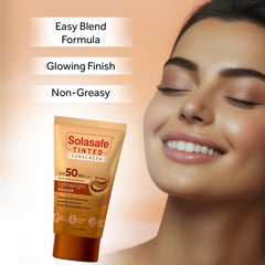 Solasafe Tinted Bronze Sunscreen SPF 50 PA+++, 50gm